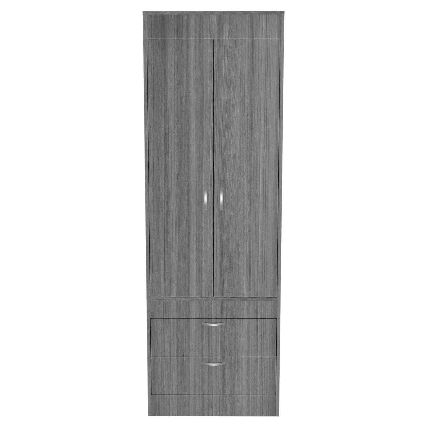 Lisboa Elegant Storage Armoire In Light Gray
