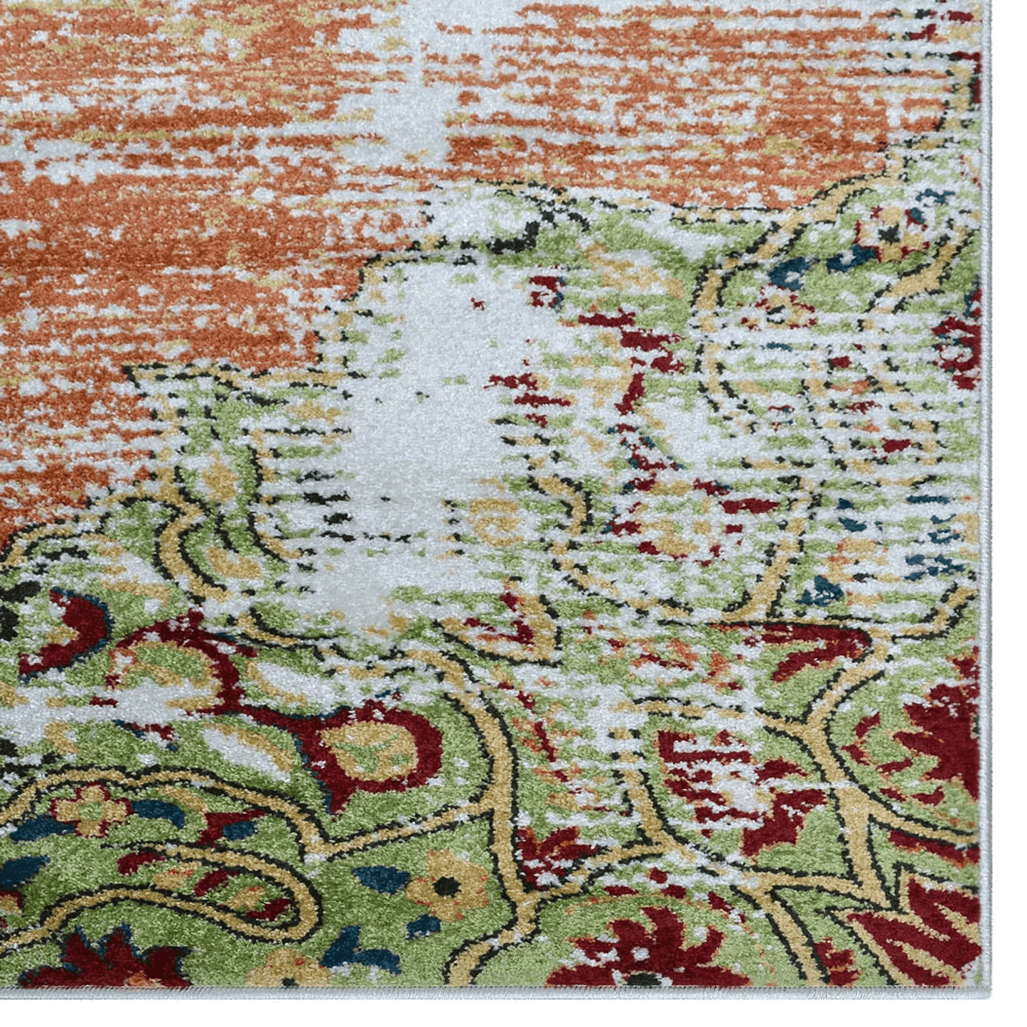 Rugsotic Carpets Machine Woven Heatset Polypropylene 3'2''x10' Runner Area Rug Oriental