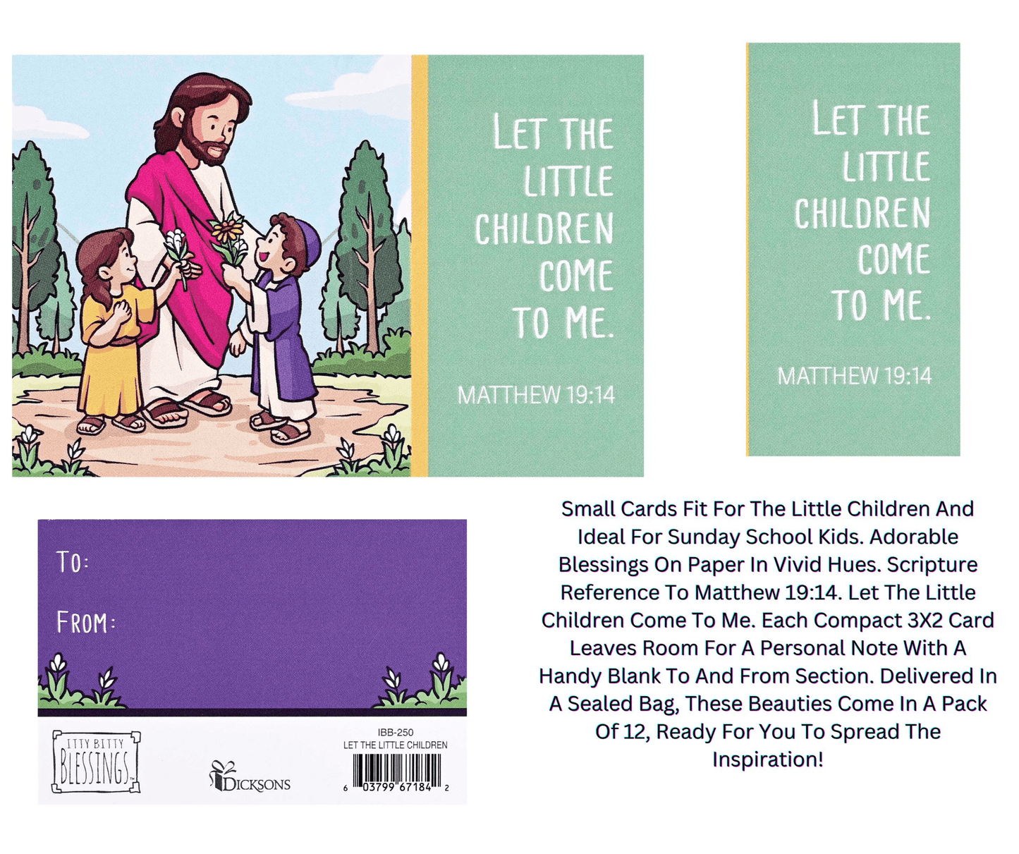 Itty Bitty Blessings Cards For Children