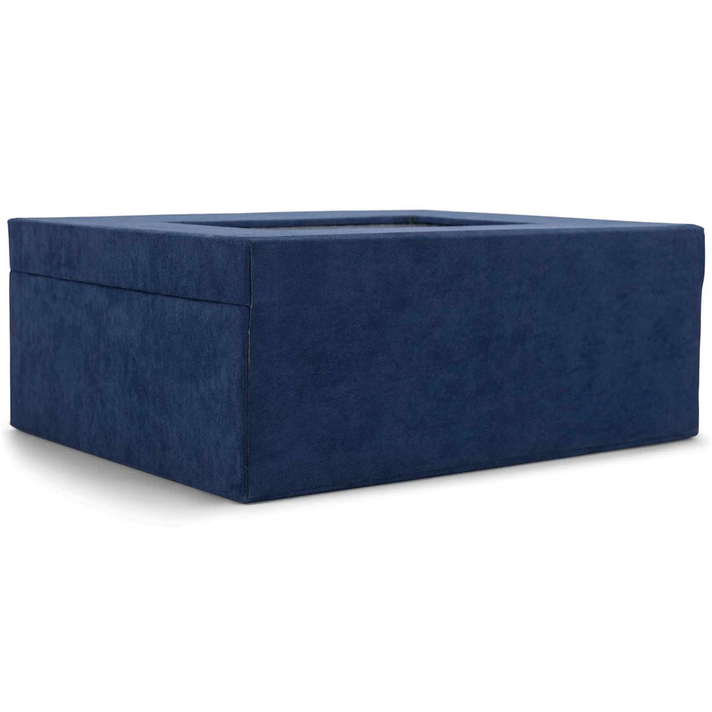 Navy Suede Keepsake Box With Floral Peace Greeting Cards