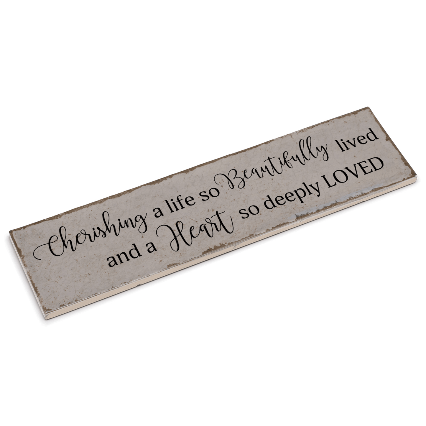 Elegant Ceramic Tile: Cherishing A Life So Beautifully Lived