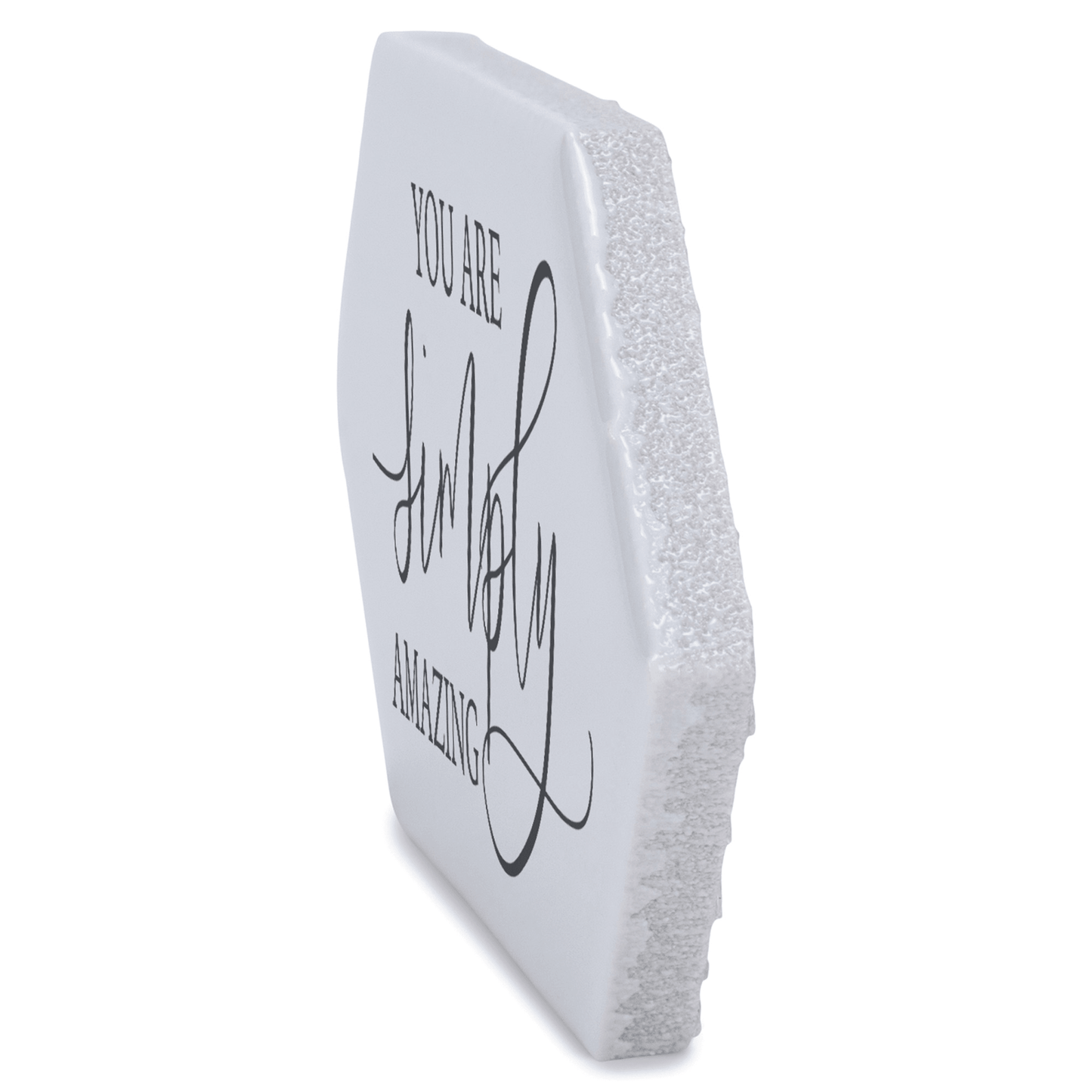 Simply Amazing White Ceramic Picket Tile With Easel