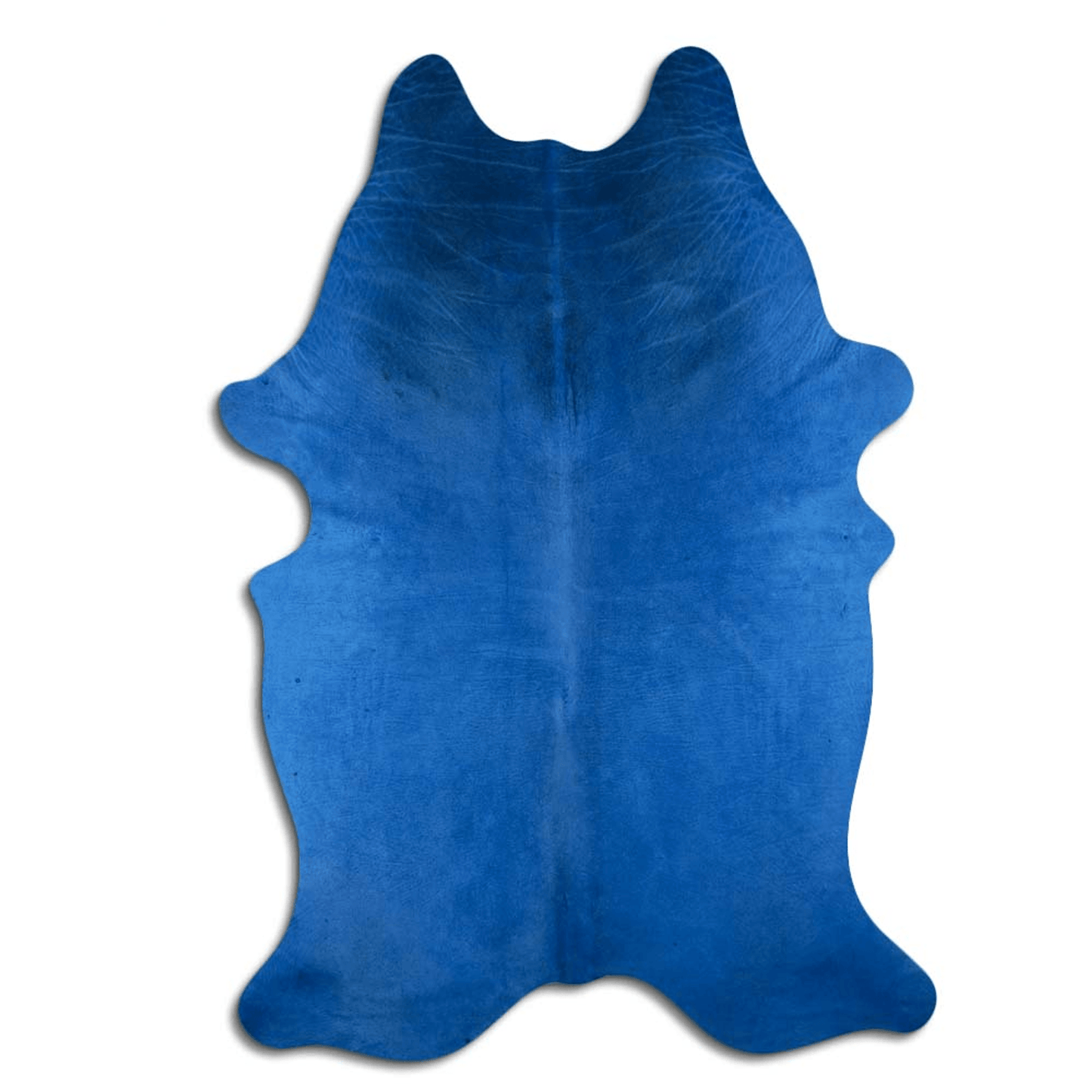 Dyed Navy Blue Cowhide Area Rug