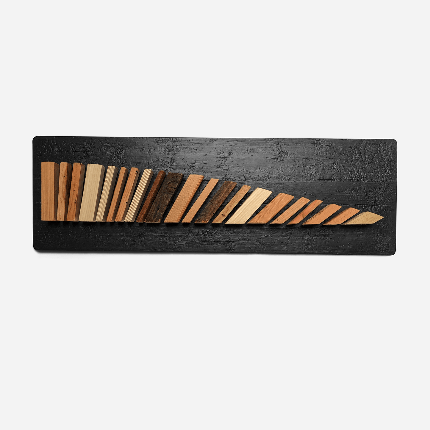 Handcrafted Wooden Wall Art - Movement Pattern From Reclaimed Materials