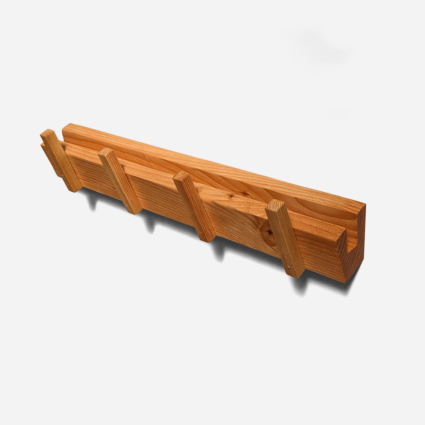 Upcycled Wood Coatrack With Mail Storage