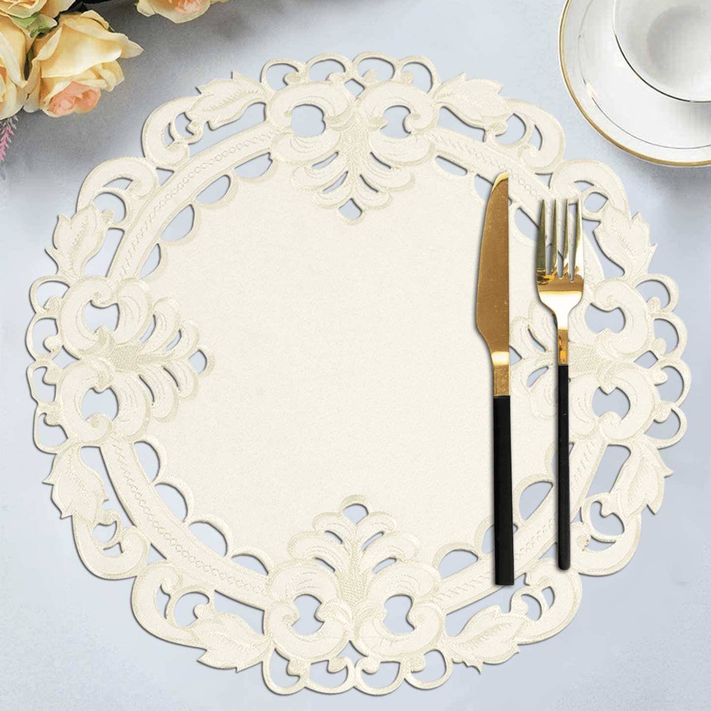Damarcus Collection Rustic Elegance Table Topper 60X120 Inches