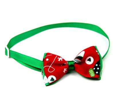 Christmas Pet Bow Ties - Festive Handmade Accessories For Dogs And Cats - Dog Hugs Cat