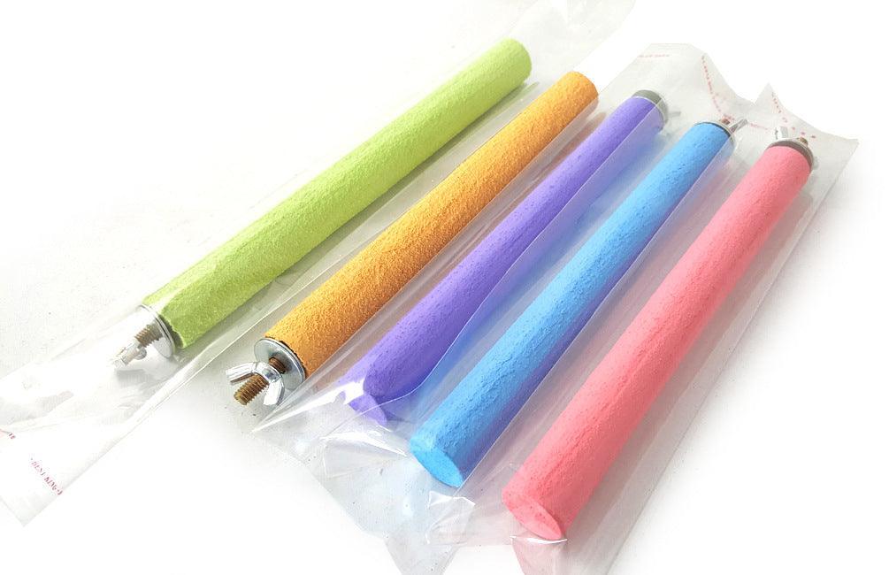 Colorful Birdie Playtime Stick - Dog Hugs Cat