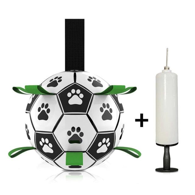 Dog Toys Interactive Pet Football Toys With Grab Tabs Dog Outdoor Training Soccer Pet Bite Chew Balls For Dog Accessories - Dog Hugs Cat
