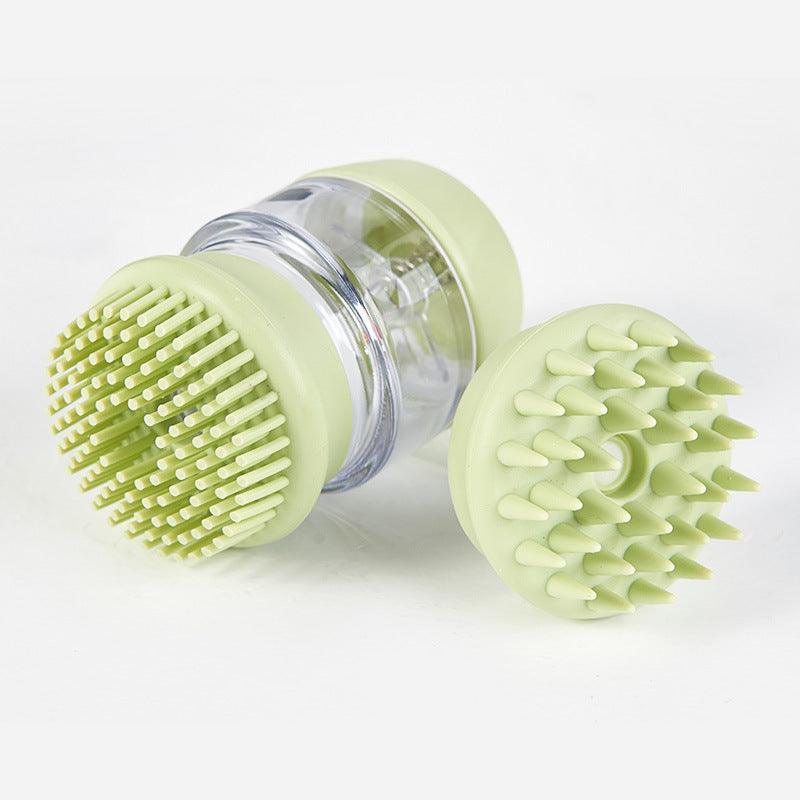 Multifunctional Pet Bath Massage Brush Comb - Dog Hugs Cat