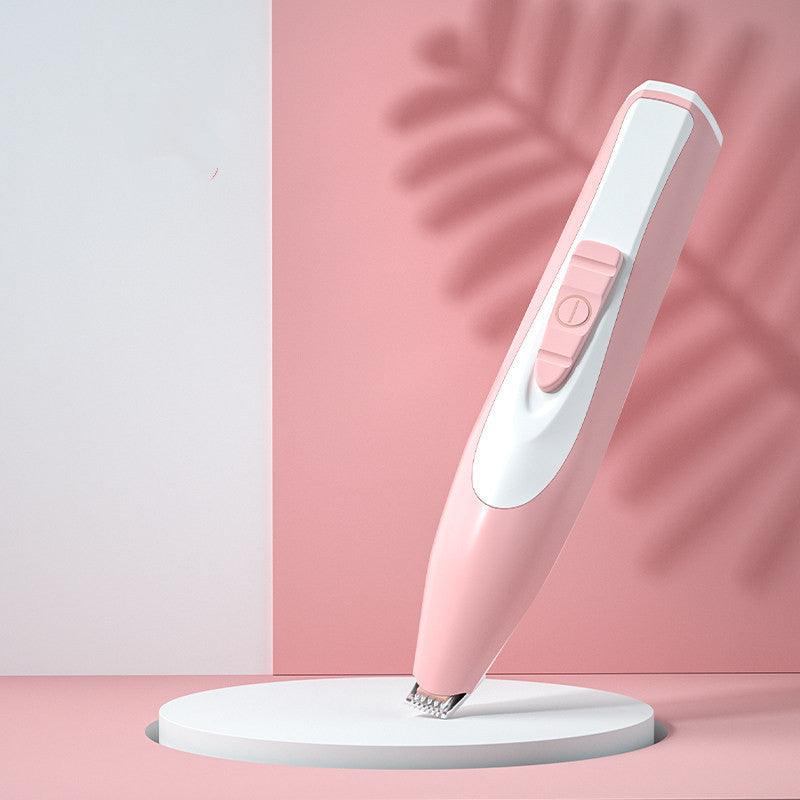 Charging Dog Cat Foot Hair Trimmer Pet Grooming Electrical Hair Clipper Shaving Trimming Clipper Shaver Pet Foot Hair Scissors - Dog Hugs Cat