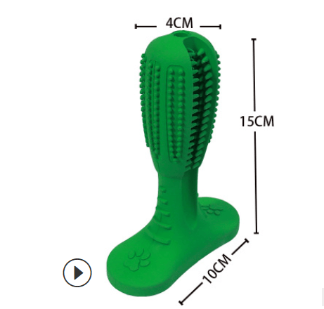 Silicone Pet Toothbrush Dog Tooth Stick Brush - Dog Hugs Cat