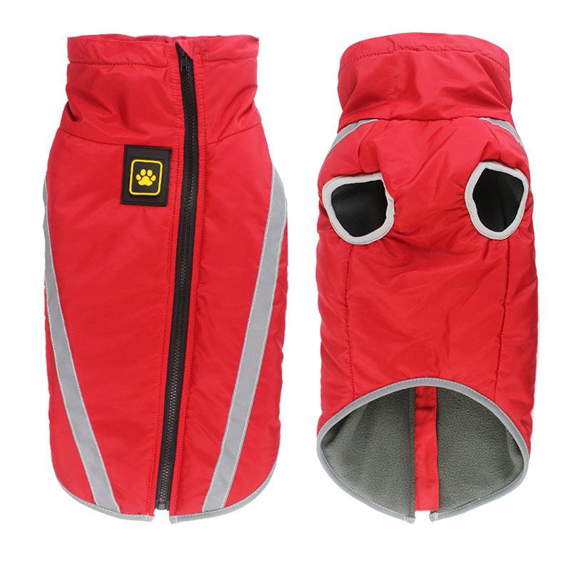 Thickened Dog Clothes Windproof Pet Jacket - Dog Hugs Cat