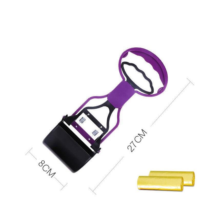 Puppy Poop Picking Up Toilet - Dog Hugs Cat