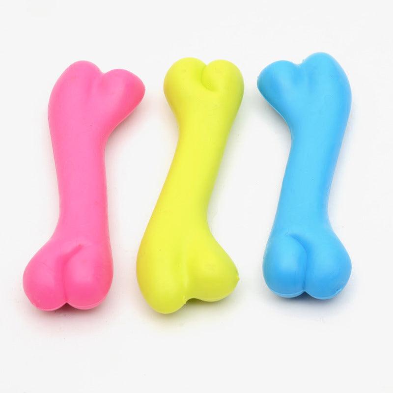 Pet Toys, Rubber Bite Resistant Toys, High Quality Dog Bone Type - Dog Hugs Cat