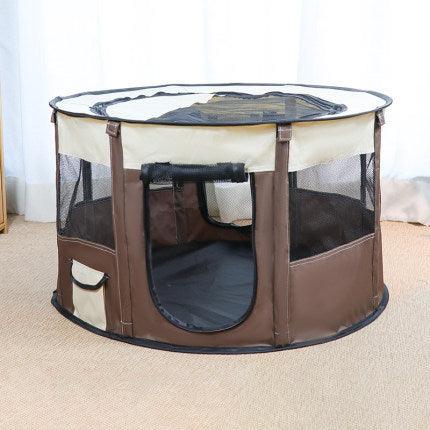 Removable Pet House Oxford Cloth Crate Room Playing Exercise Breeding Delivery Room - Dog Hugs Cat