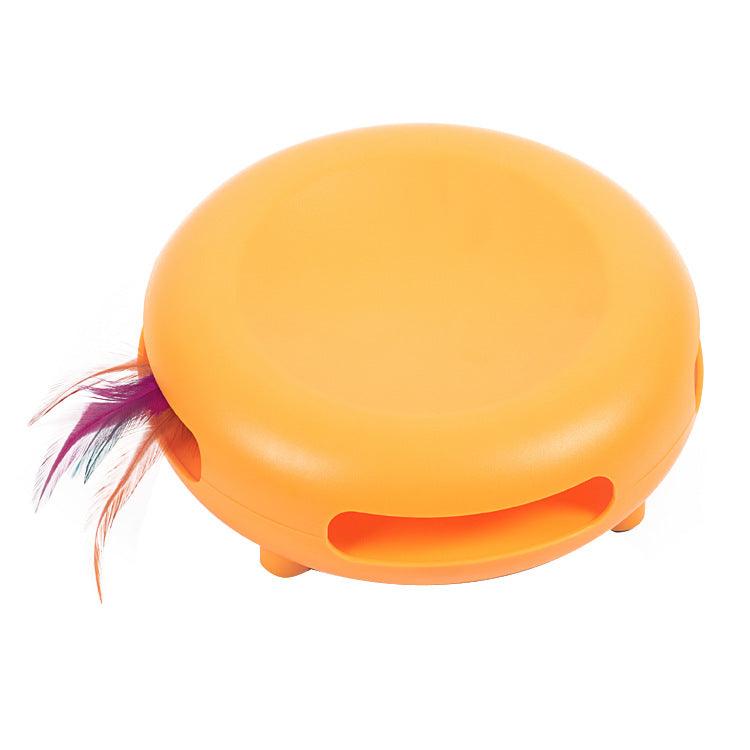 Pet Funny Cat Turntable, Cat Snacks, Food Utensils, Sound Toys - Dog Hugs Cat