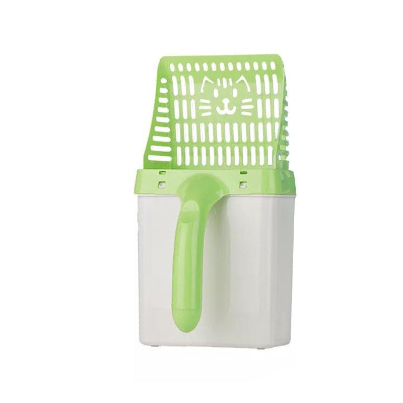 All-In-One Plastic Cat Litter Spatula Cleaning Kit Pet Poop Handler - Dog Hugs Cat