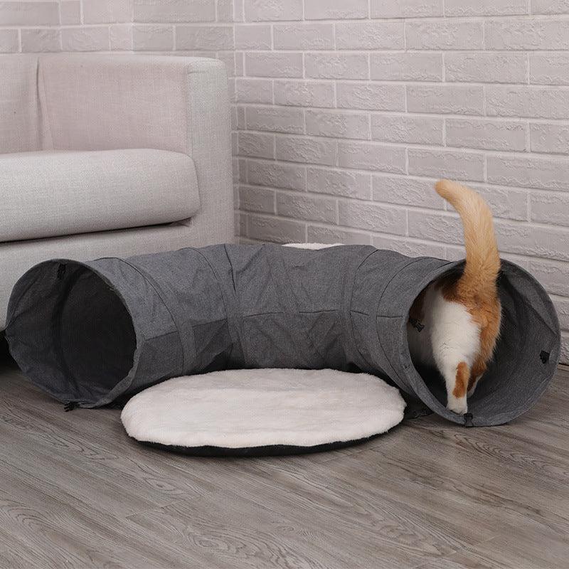 Cat Cave Cat Litter Four Seasons Universal Cat Tunnel Closed Cat House Cat Supplies Tent Winter Warm House - Dog Hugs Cat