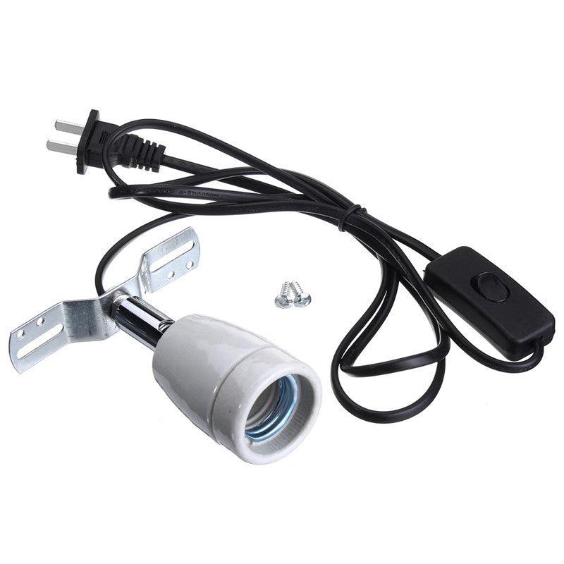 Reptile Ceramic Heat Lamp Holder E27 Lamp Base 400W Uva Uvb - Dog Hugs Cat