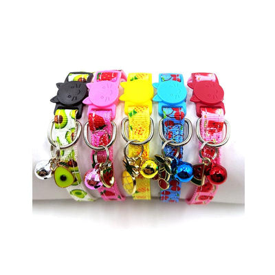 Pet Print Bell Cat Collar Cat Strap - Dog Hugs Cat