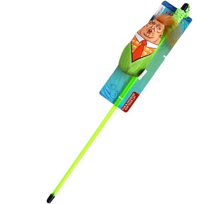 American President Catnip Interactive Cat Toy Cat Cat Rod - Dog Hugs Cat