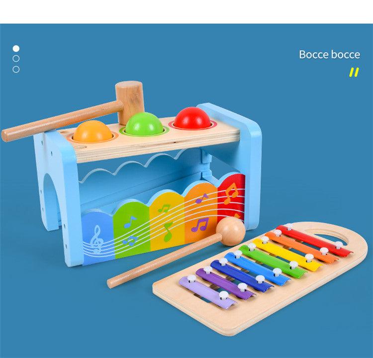 Playing The Piano With Eight Notes To Recognize The Hamster Parent-Child Toy - Dog Hugs Cat