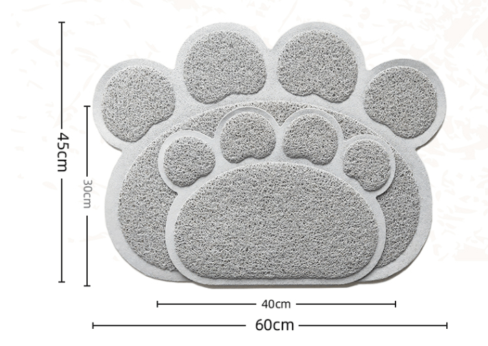 Pet Placemat Splash-Proof Cat Litter Mat Anti-Carry Out Cat Mat Pet Floor Mat - Dog Hugs Cat