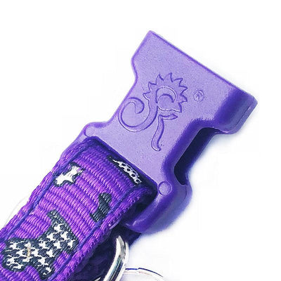 Patch Bell Collar Pet Dog Cat Collar - Dog Hugs Cat