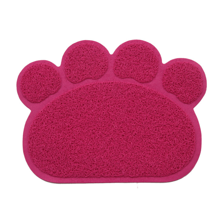 Claw-Shaped Cat Litter Mat - Dog Hugs Cat