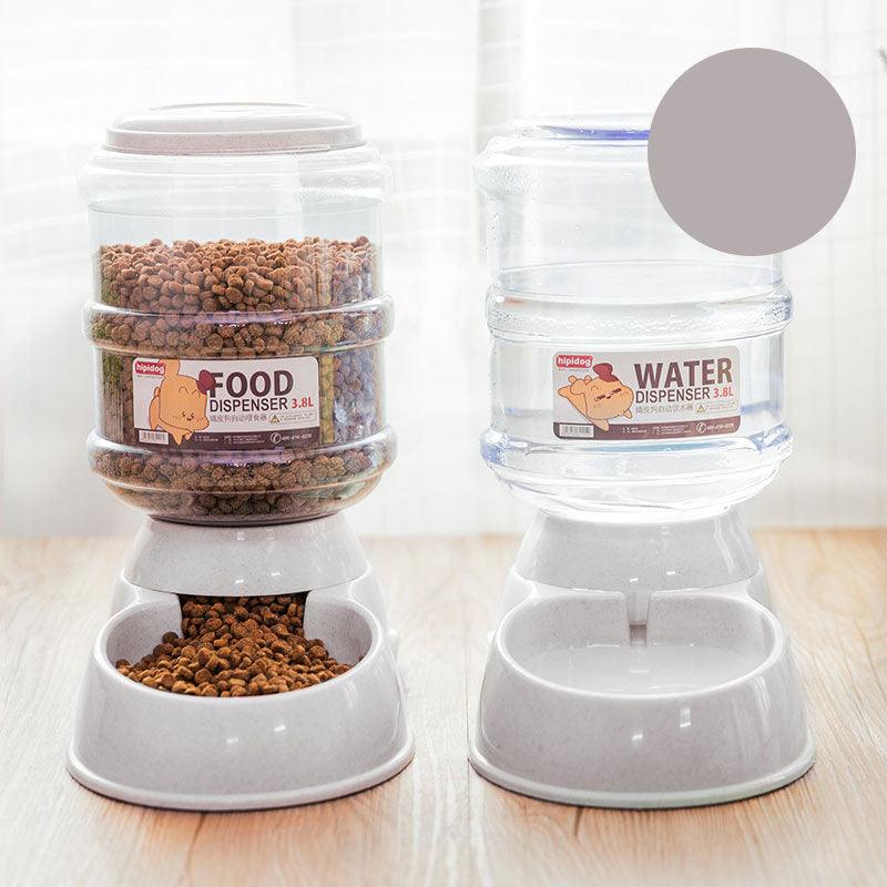 Cat Dual-Purpose Feeder For Eating And Drinking - Dog Hugs Cat