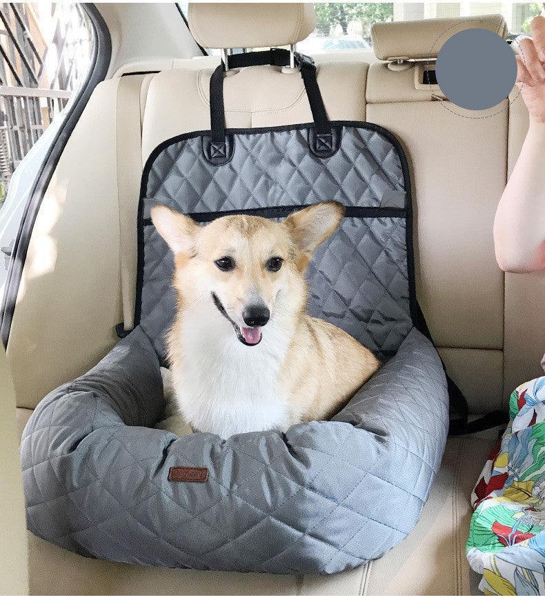 2-in-1 Pet Travel Bed: Portable and Versatile Dog Carrier and Car Seat - Dog Hugs Cat