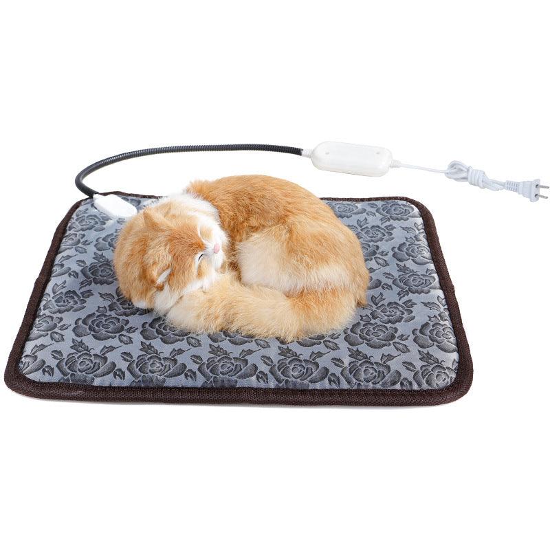 Pet Heating Pad For Dog Cat Heat Mat Indoor Electric Waterproof Dog Heated Pad With Chew Resistant Cord Winter Pet Blanket Warmer - Dog Hugs Cat
