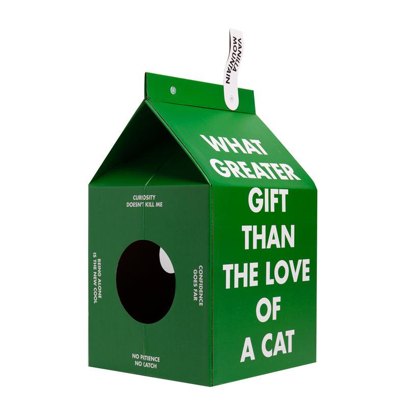 Cat Litter Corrugated Board Scratcher - Dog Hugs Cat