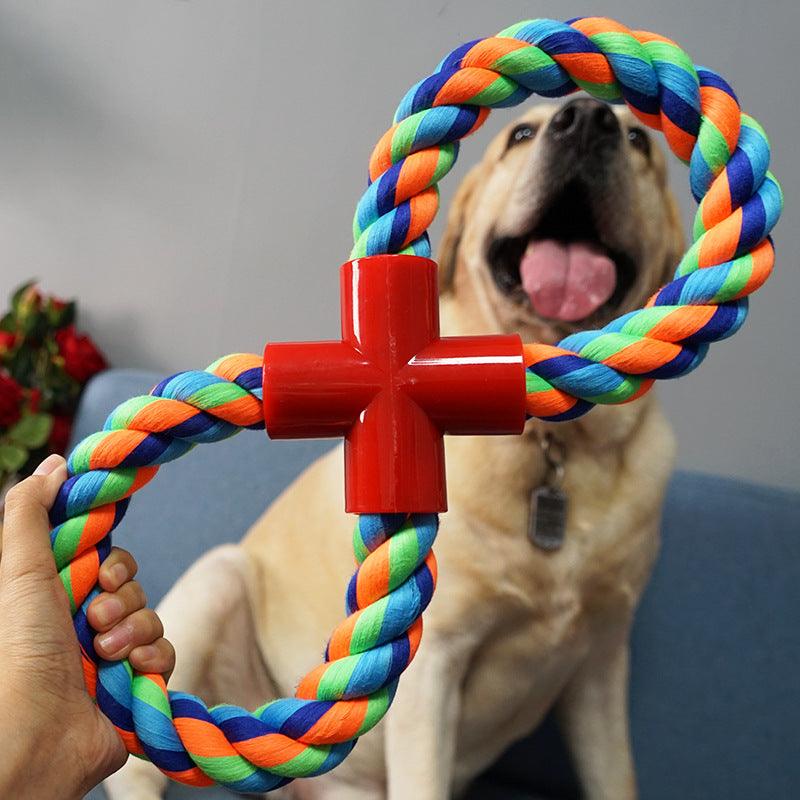 Bite Resistant Rope For Pet Dog Toys - Dog Hugs Cat