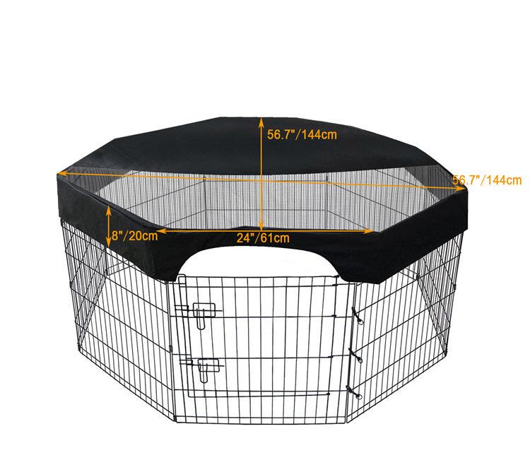 Eight-Sided Pet Fence Top Cover Four Seasons Universal Dog - Dog Hugs Cat