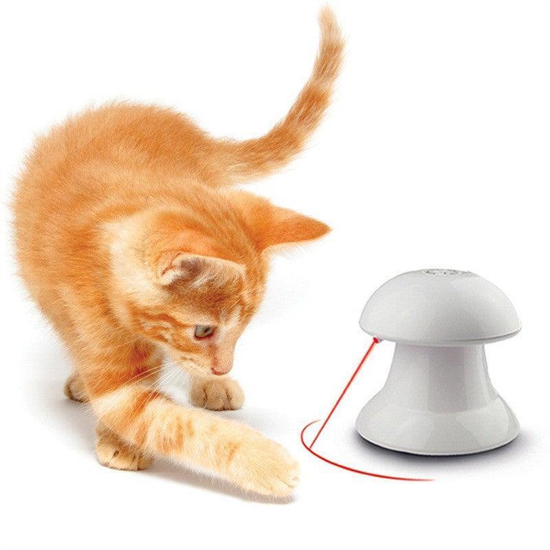 360° Interactive Laser Cat Toy - Dog Hugs Cat
