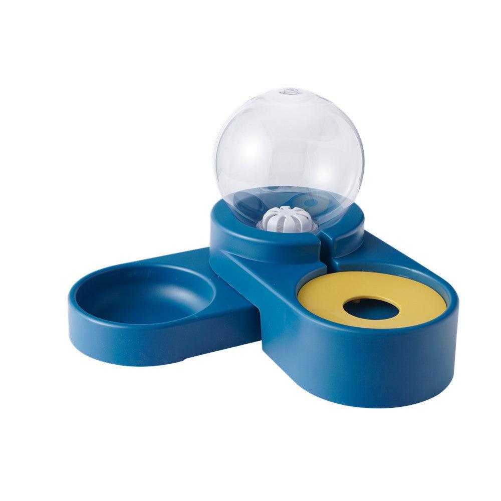 Automatic Cat Dog Water Dispenser With Bowl Nonelectric - Dog Hugs Cat