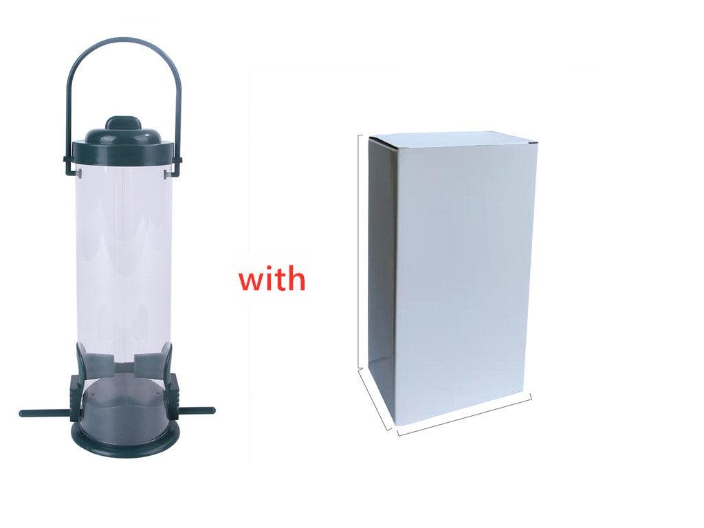 Pet Bird Feeder Feed Station Hanging Garden Plastic Birds Food Dispenser Feeders Outdoor Tree Garden Decoration - Dog Hugs Cat