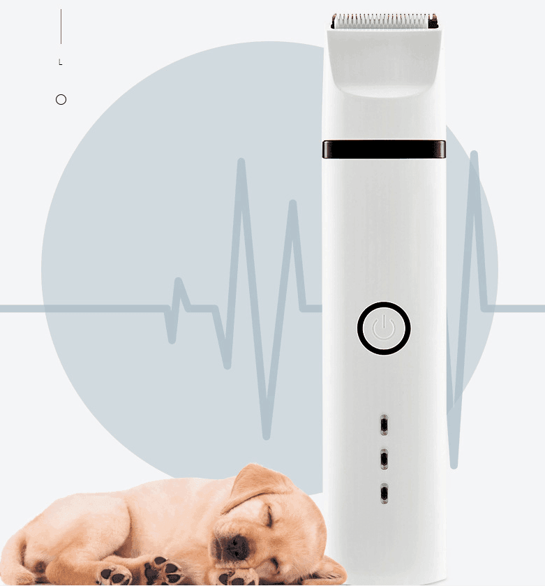 Pets Hair Trimmer Shaver Pet Grooming Tool Electrical Shearing Cutter Dog Haircut Paw Shaver Clipper - Dog Hugs Cat