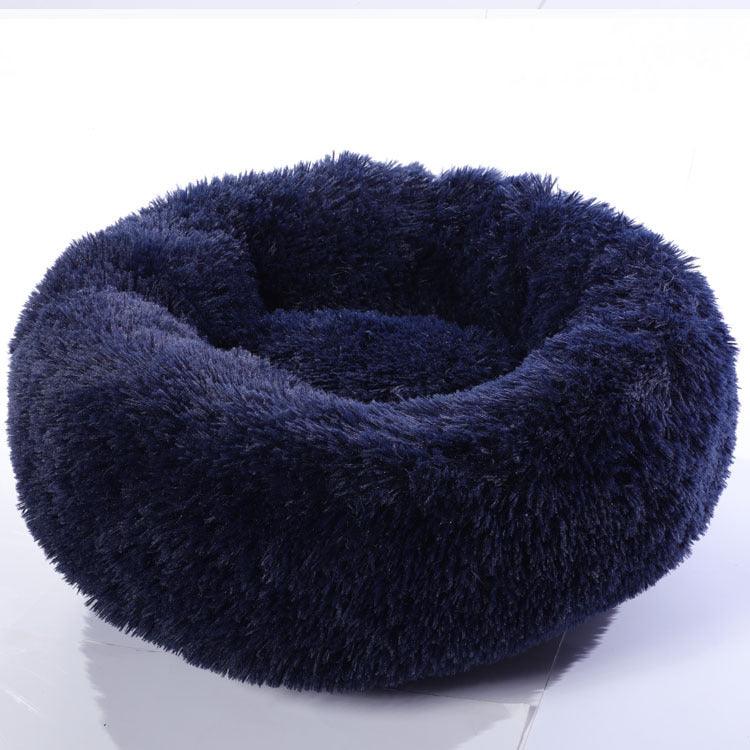 Dog Beds For Small Dogs Round Plush Cat Litter Kennel Pet Nest Mat Puppy Beds - Dog Hugs Cat
