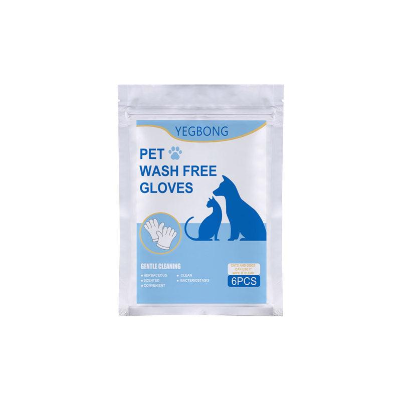 No-Bath And Cat-Free Non-Woven Gloves - Dog Hugs Cat