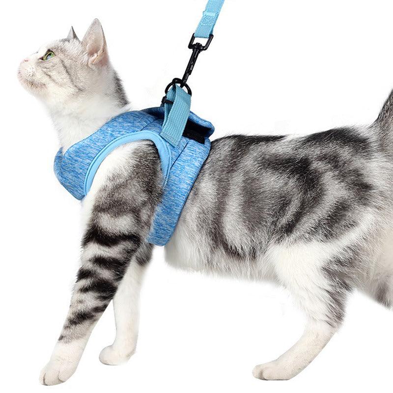 Cat Leash Lace Rope Breathable Lightweight Chest Strap - Dog Hugs Cat