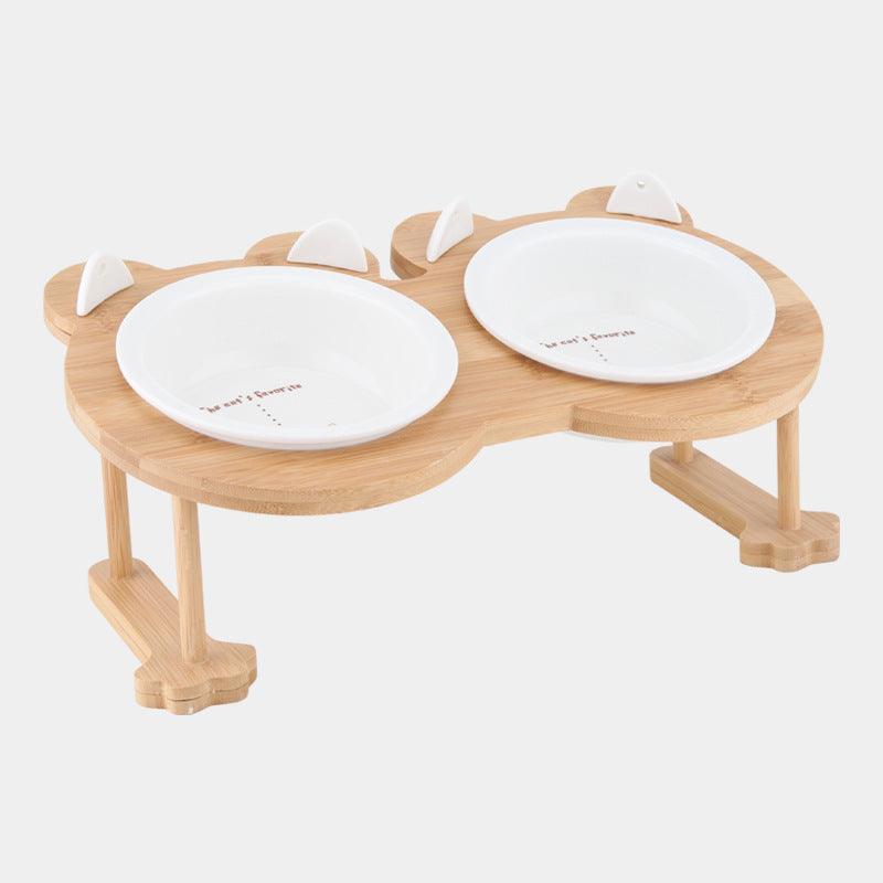 Cat Bowl - Dog Hugs Cat