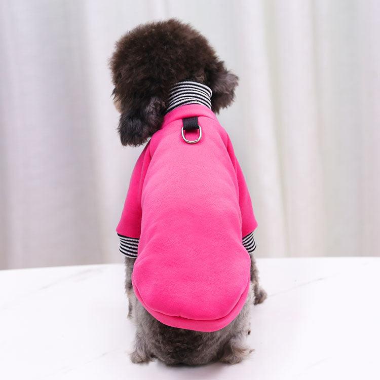 Tractionable Reflective Sweater Night Walking Dog Cat Pet Clothes - Dog Hugs Cat