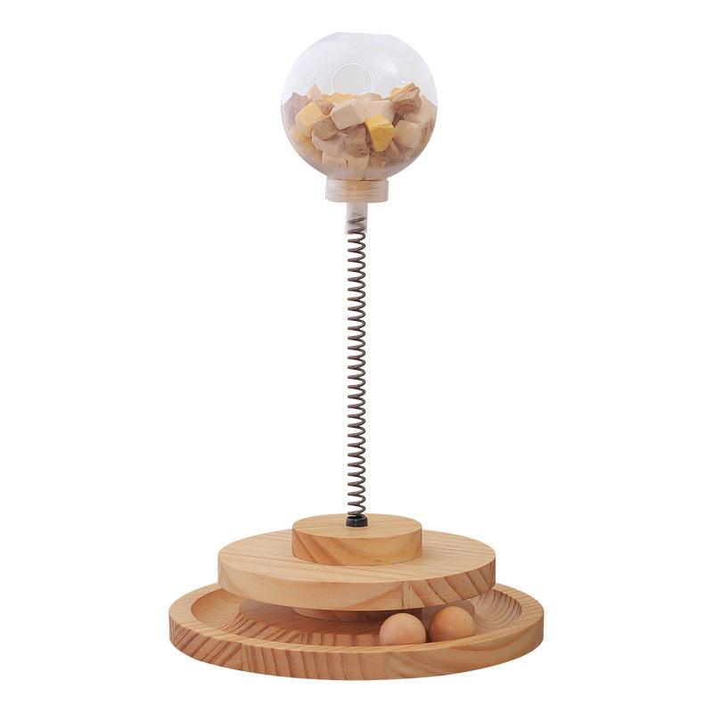 Cat Treats Dispenser Cat Treat Dispenser Toy Catnip Cat Toy Cat Nips Spring Toy Cat Small Dog Slow Feeder Treat Dispenser Pet Toys - Dog Hugs Cat