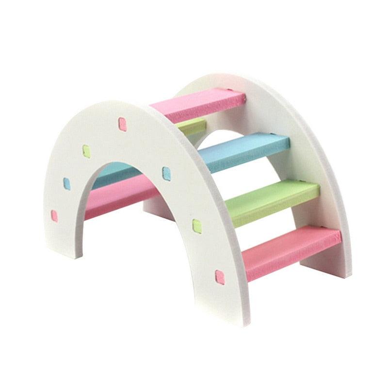 Colorful Hamster Toy Colorful Ladder - Dog Hugs Cat