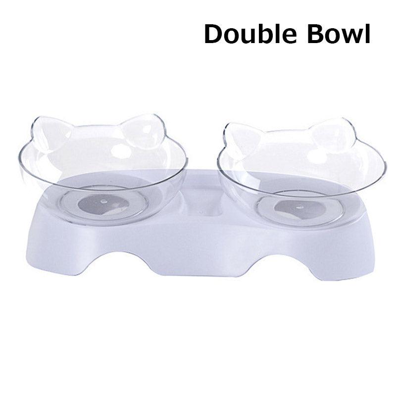 Pet Feeder Cat Bowl - Dog Hugs Cat