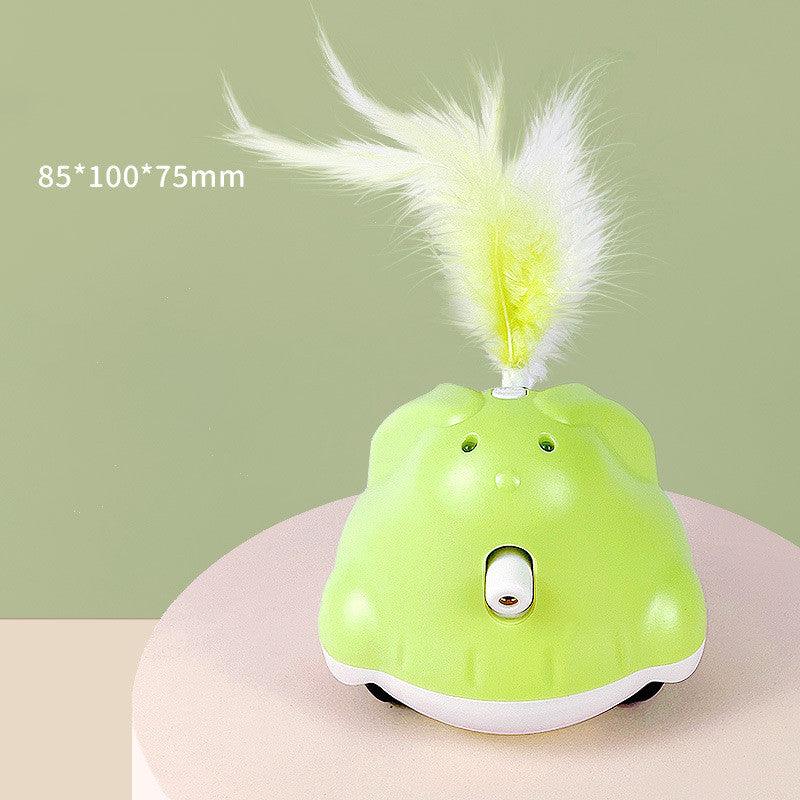 USB Rechargeable Electric Infrared Cat Teaser - Dog Hugs Cat