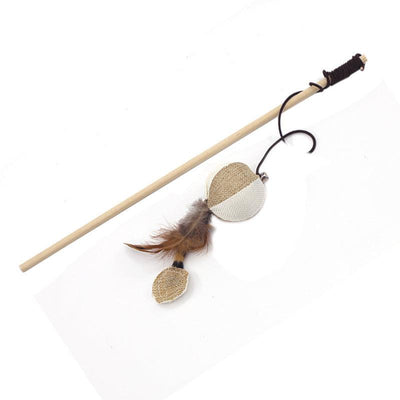 Funny Cat Stick Bite Resistant Cat Toy - Dog Hugs Cat